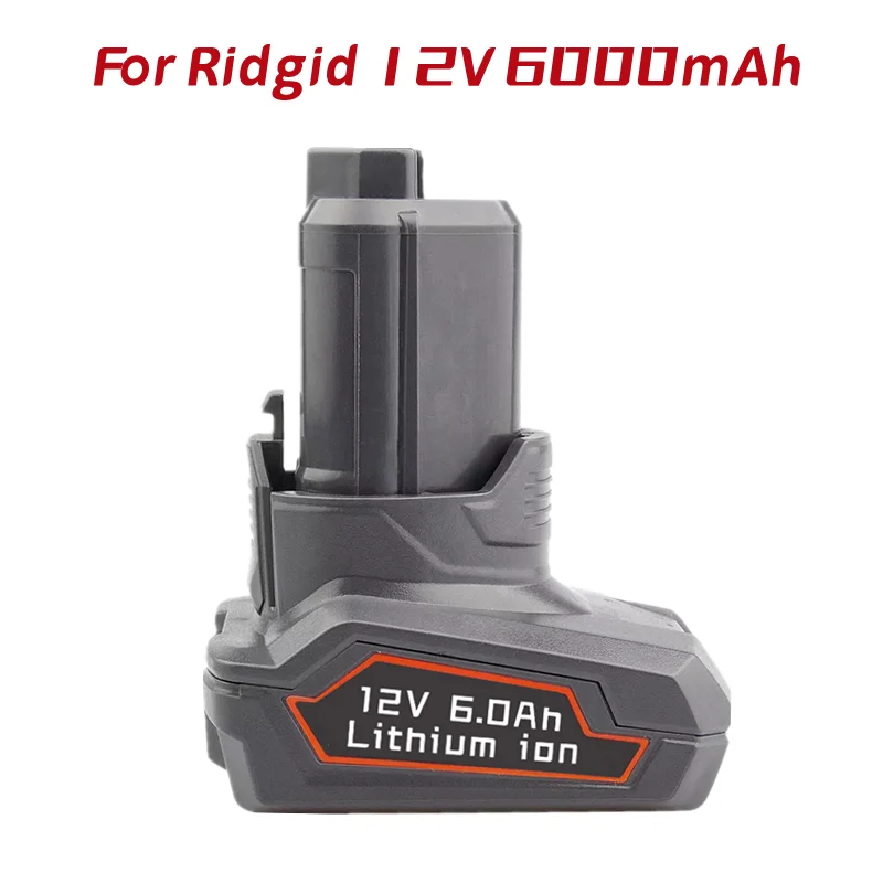 L1240 12V 6000mAh Lithium Battery Replacement for Ridgid 12V R82007 R82009 R82048 R82049 R82059 Cordless Power Tools
L1240 12V 6000mAh Lithium Battery Replacement for Ridgid 12V R82007 R82009 R82048 R82049 R82059 Cordless Power Tools