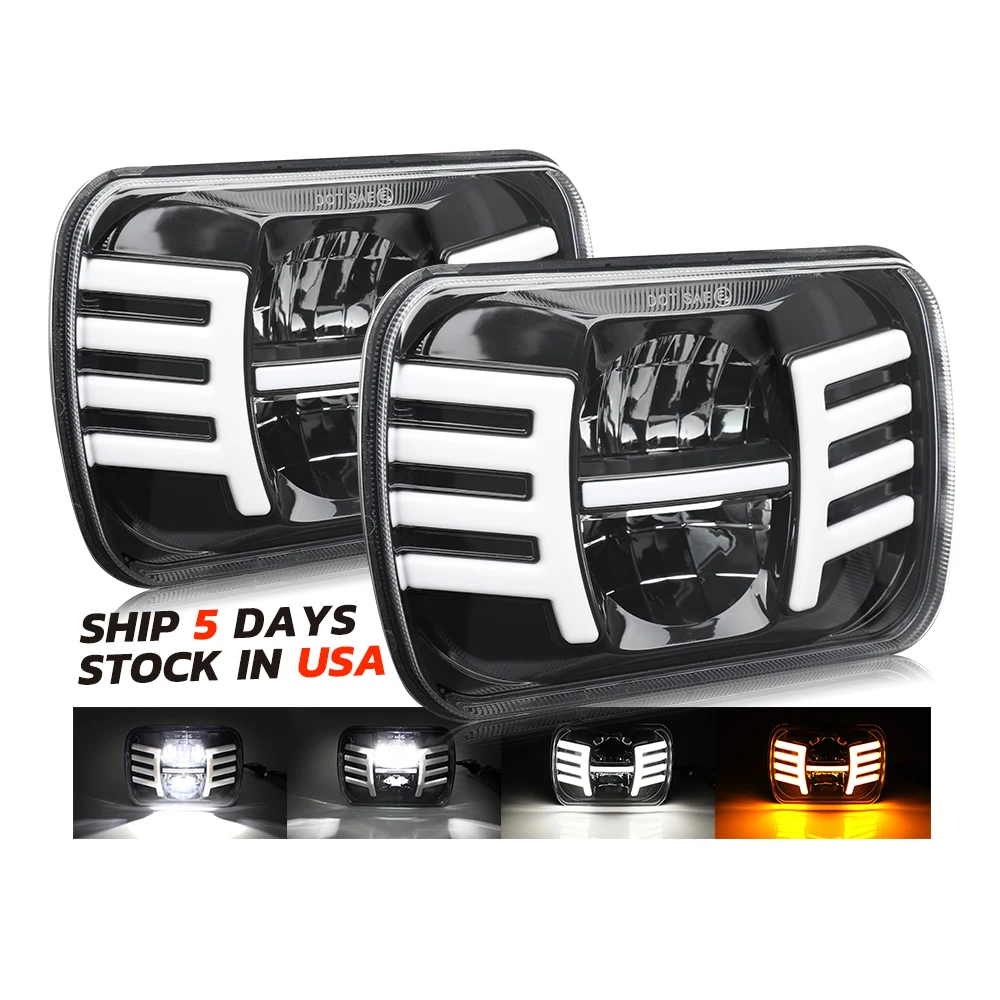 2022 New 5x7 Inch LED Headlights 120W 7x6'' Sealed Beam Angel Eye DRL Hand lamp for Jeep YJ XJ for Cherokee H6054 H5054
2022 New 5x7 Inch LED Headlights 120W 7x6'' Sealed Beam Angel Eye DRL Hand lamp for Jeep YJ XJ for Cherokee H6054 H5054