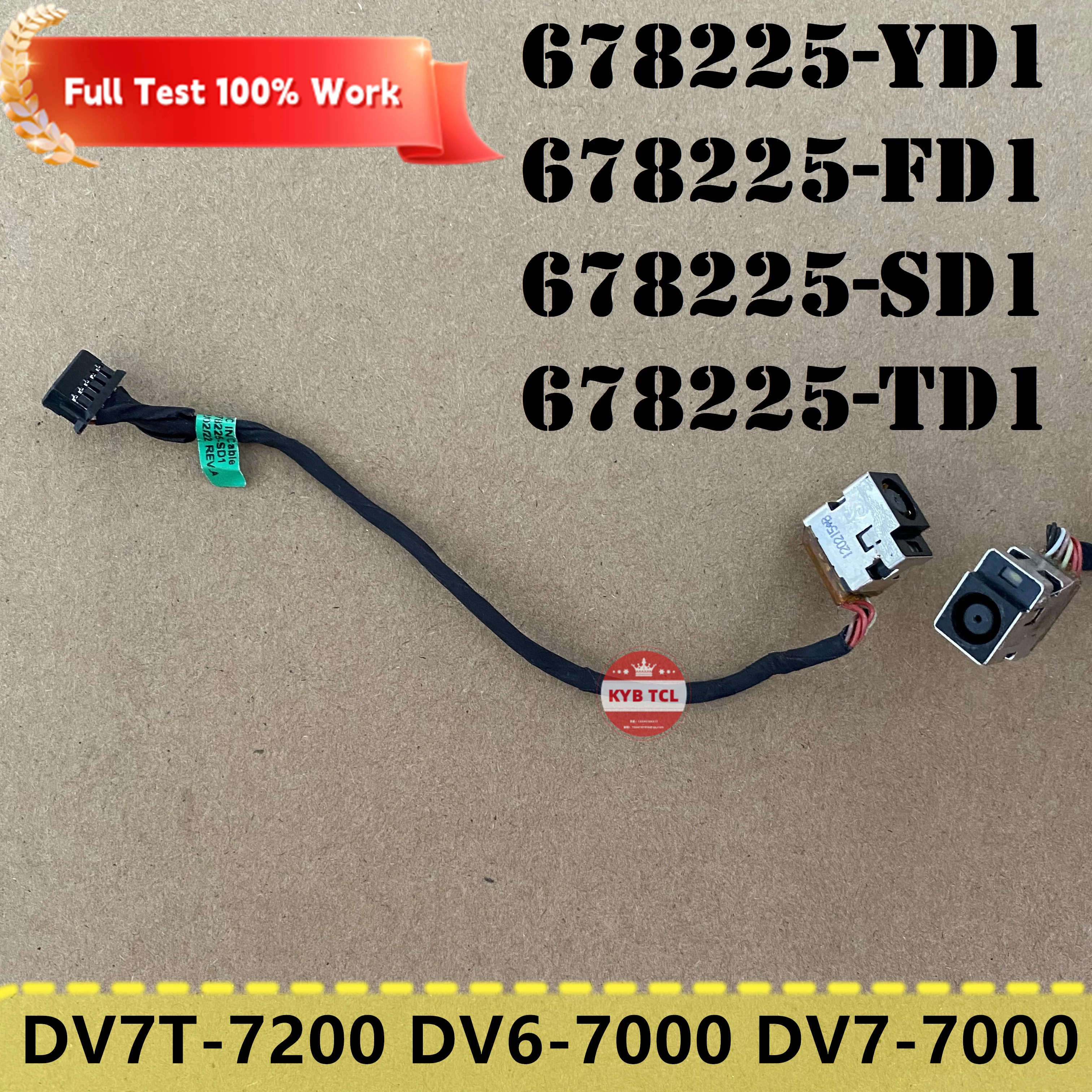 For HP DV7T-7200 DV6-7000 DV7-7000 DV6 Laptop Power Power Female DC In Jack Notebook 678225-YD1 678225-FD1 678225-SD1 678225-TD1
For HP DV7T-7200 DV6-7000 DV7-7000 DV6 Laptop Power Power Female DC In Jack Notebook 678225-YD1 678225-FD1 678225-SD1 678225-TD1