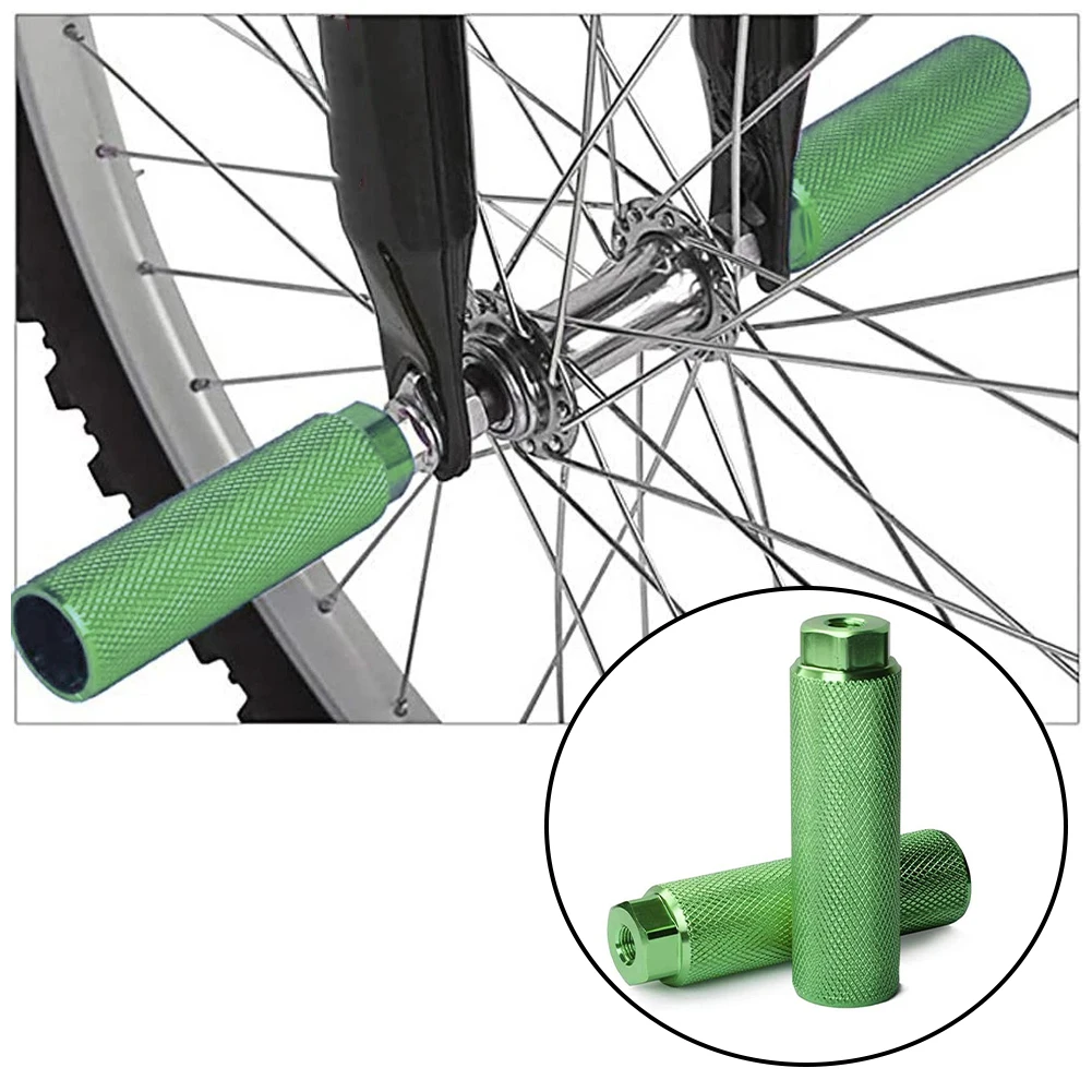 Brand New Bike Pegs Mountain Bikes 1 Pair 100x28MM Accessories Aluminum Alloy Anti-skid Parts For 3/8 Inch Axles
Brand New Bike Pegs Mountain Bikes 1 Pair 100x28MM Accessories Aluminum Alloy Anti-skid Parts For 3/8 Inch Axles