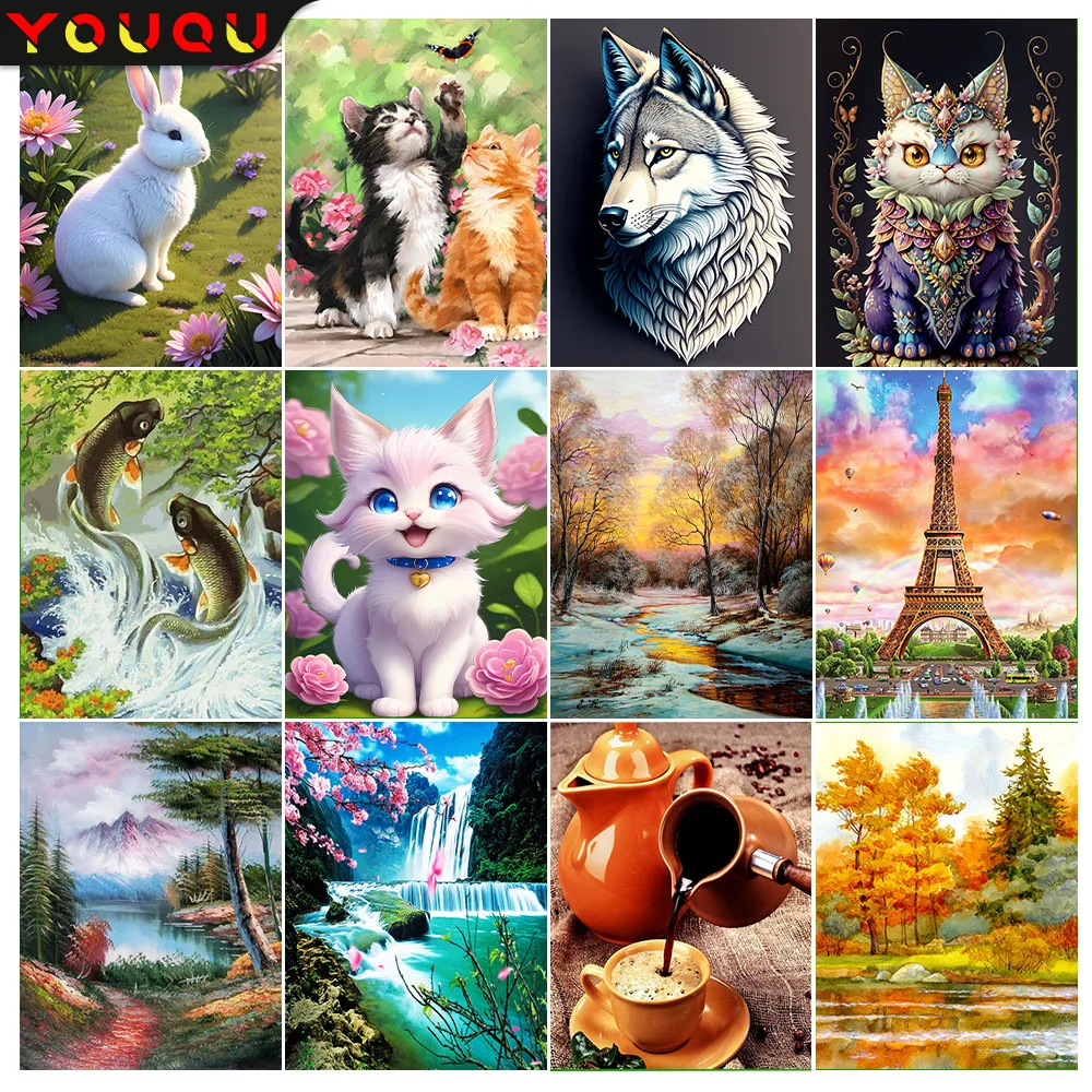 YOUQU Small Size Diamond Painting Landscape Diamond Embroidery DIY Animal Mosaic Picture Handmade Home Decoration Gift
YOUQU Small Size Diamond Painting Landscape Diamond Embroidery DIY Animal Mosaic Picture Handmade Home Decoration Gift
