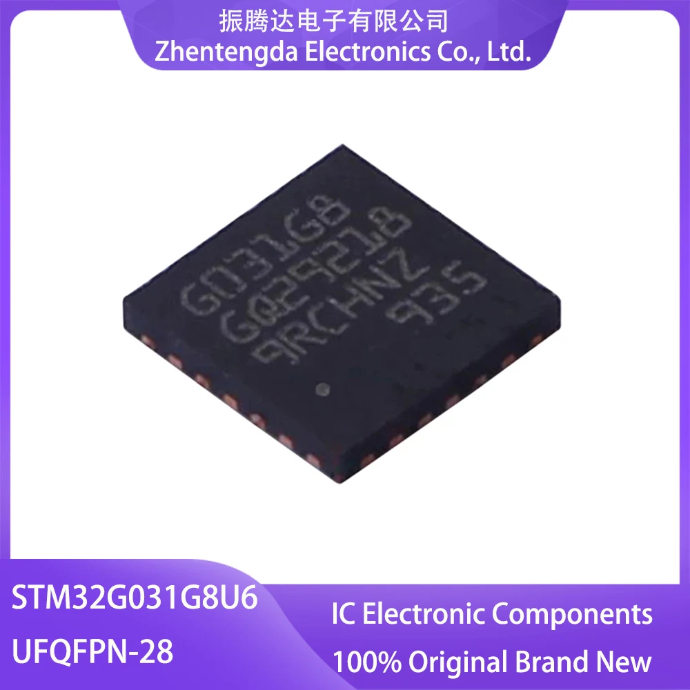 STM32G031G8U6 STM32G031G8 STM32G031G STM32G031 STM32G STM32 STM IC MCU UFQFPN-28 
STM32G031G8U6 STM32G031G8 STM32G031G STM32G031 STM32G STM32 STM IC MCU UFQFPN-28