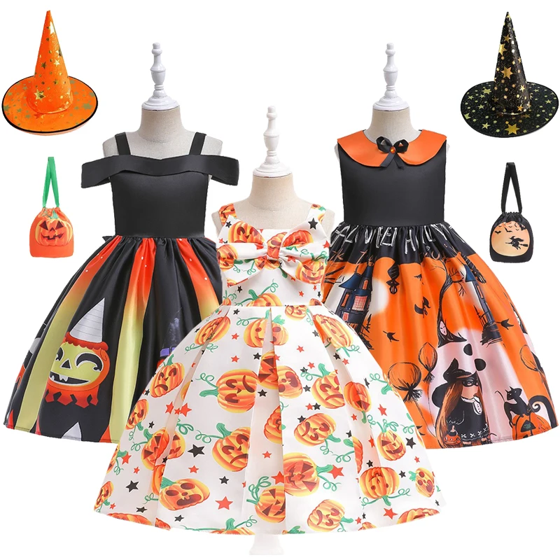 2022 New Halloween Party Dress For Girls Cartoon Printed Princess Dress With Candy Bags 3-10 Years Kids Carnival Cosplay Costume
2022 New Halloween Party Dress For Girls Cartoon Printed Princess Dress With Candy Bags 3-10 Years Kids Carnival Cosplay Costume