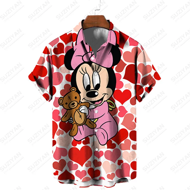Disney Minnie New Arrivals Shirts For Men Funny Patterns Korean Size Short-Sleeved Floral Buttons Up Trendyol Hot Sale
Disney Minnie New Arrivals Shirts For Men Funny Patterns Korean Size Short-Sleeved Floral Buttons Up Trendyol Hot Sale