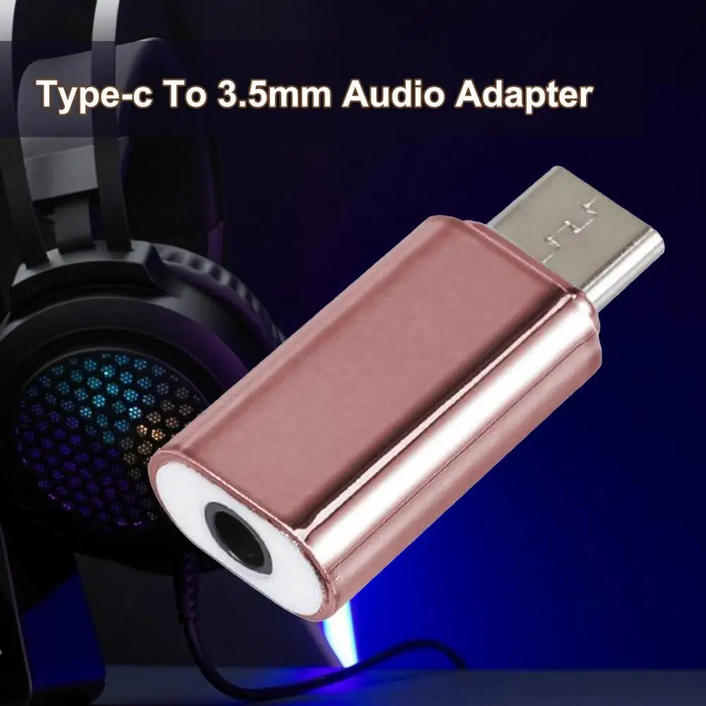 Adapter Portable Plug Play Mini Type C to 3.5mm Headphone Jack Audio Stereo Converter for Huawei
Adapter Portable Plug Play Mini Type C to 3.5mm Headphone Jack Audio Stereo Converter for Huawei