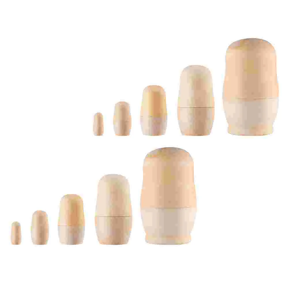 2 Sets Desktop Toys Matryoshka DIY Models Lovely Ornament Baby Wooden Supply Child
2 Sets Desktop Toys Matryoshka DIY Models Lovely Ornament Baby Wooden Supply Child