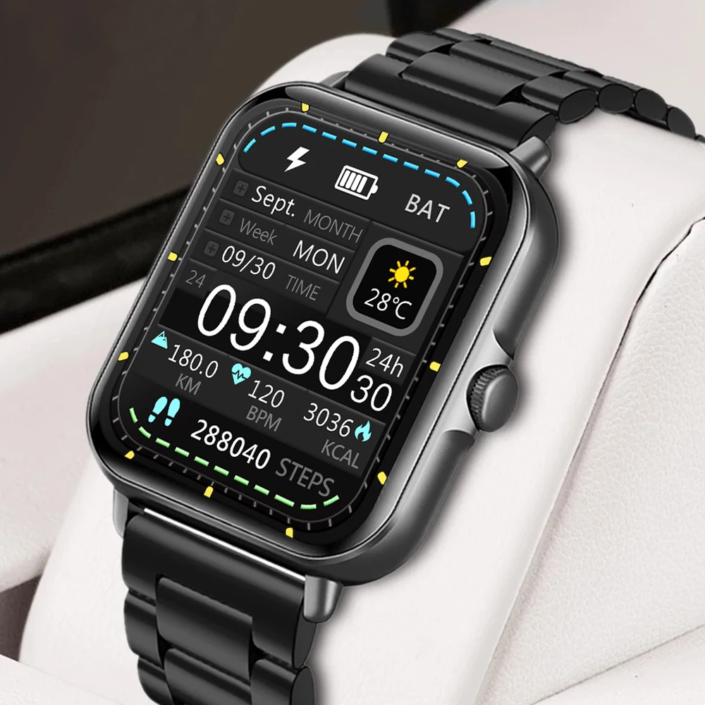 Smart Bluetooth talking watch 1.83 "large screen fashion watch men and women's heart rate sleep monitoring watch IP67 waterproof 
Smart Bluetooth talking watch 1.83 "large screen fashion watch men and women's heart rate sleep monitoring watch IP67 waterproof
