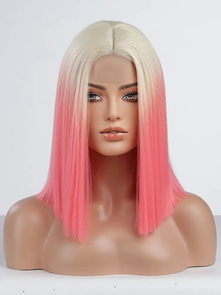 Blonde Peach Pink Wigs Synthetic Wigs for Women Short Straight Bob Wigs Middle Part Blonde Orange Black Red Cosplay Wigs
Blonde Peach Pink Wigs Synthetic Wigs for Women Short Straight Bob Wigs Middle Part Blonde Orange Black Red Cosplay Wigs