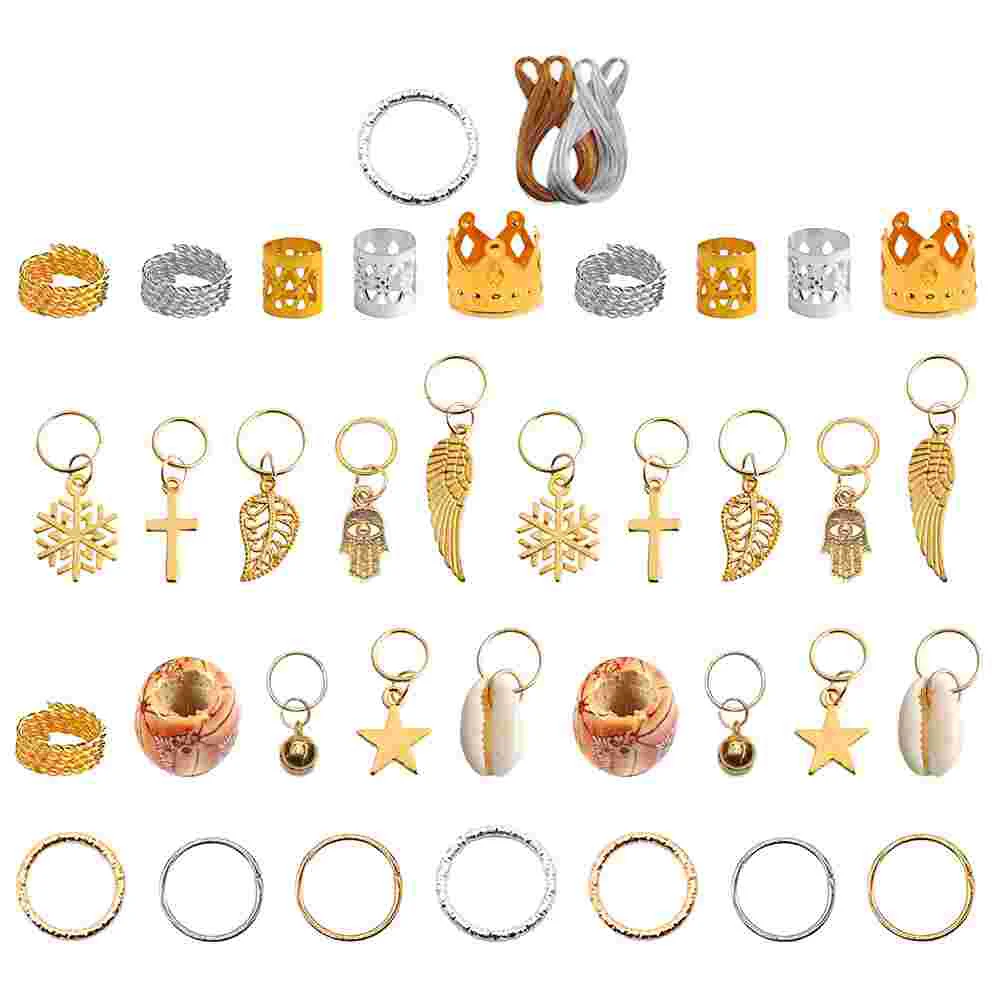 Hair Cuffs Dreadlock Braid Ring Accessories Beads Coil Braids Rings Metal Bead Pendant Dreadlocks Braiding Diy Bracelet Tube
Hair Cuffs Dreadlock Braid Ring Accessories Beads Coil Braids Rings Metal Bead Pendant Dreadlocks Braiding Diy Bracelet Tube
