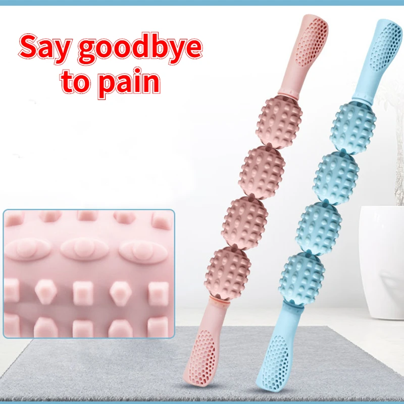 Yoga Exercise Massage Roller Stick Trigger Point 4 Wheel Body Massage Anti Cellulite Slimming Muscle Roller Relieve Stress Relax
Yoga Exercise Massage Roller Stick Trigger Point 4 Wheel Body Massage Anti Cellulite Slimming Muscle Roller Relieve Stress Relax