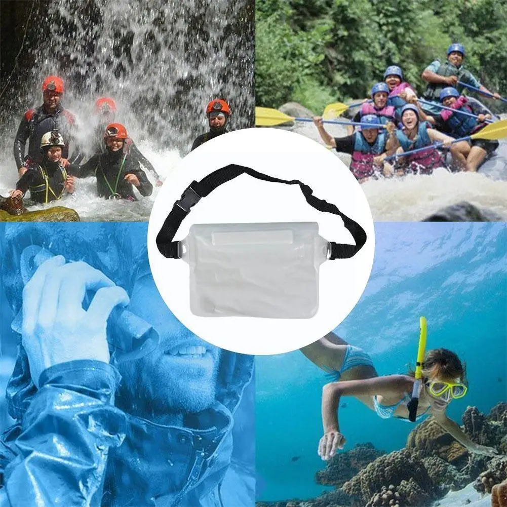 Waterproof Pouch Dry Bag Fanny Pack Waist Diving Underwater Bag Phone Equipment Boat Swimming X5y1
Waterproof Pouch Dry Bag Fanny Pack Waist Diving Underwater Bag Phone Equipment Boat Swimming X5y1