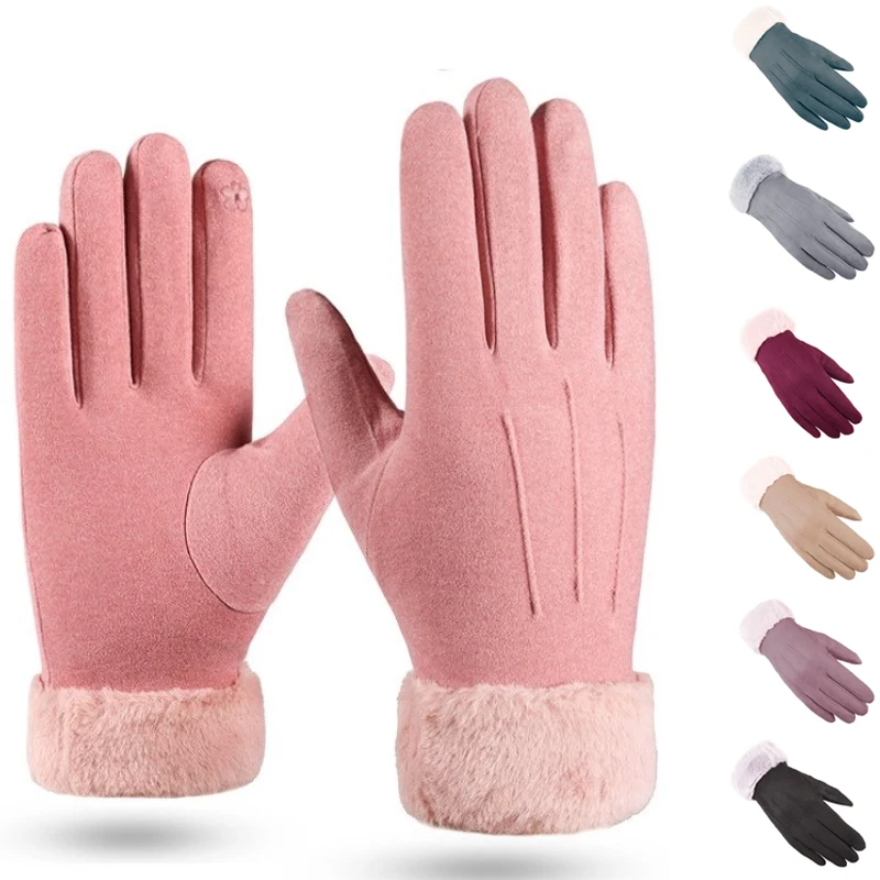 Ski Gloves Mountaineering Winter Fleece Women Gloves Outdoor Sports Cycling Running Thickened Non-Slip Travel Solid Color Gloves
Ski Gloves Mountaineering Winter Fleece Women Gloves Outdoor Sports Cycling Running Thickened Non-Slip Travel Solid Color Gloves