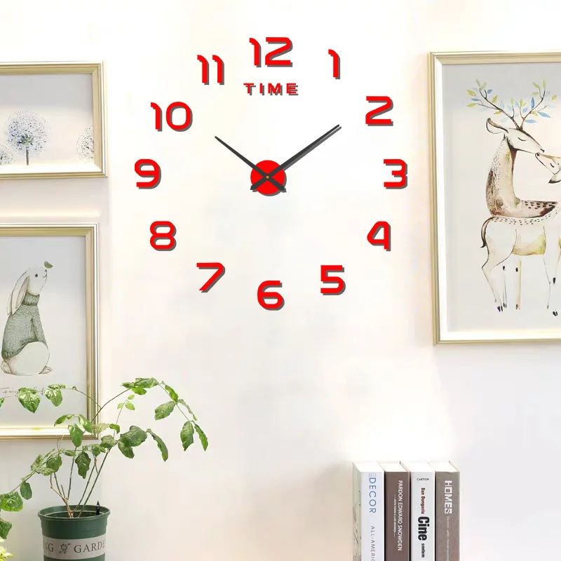 3D Mirror Number Wall Clock Stickers 40cm Modern Design DIY Digital Wall Clocks for Home Art Living Room Office Decoration Clock 
3D Mirror Number Wall Clock Stickers 40cm Modern Design DIY Digital Wall Clocks for Home Art Living Room Office Decoration Clock