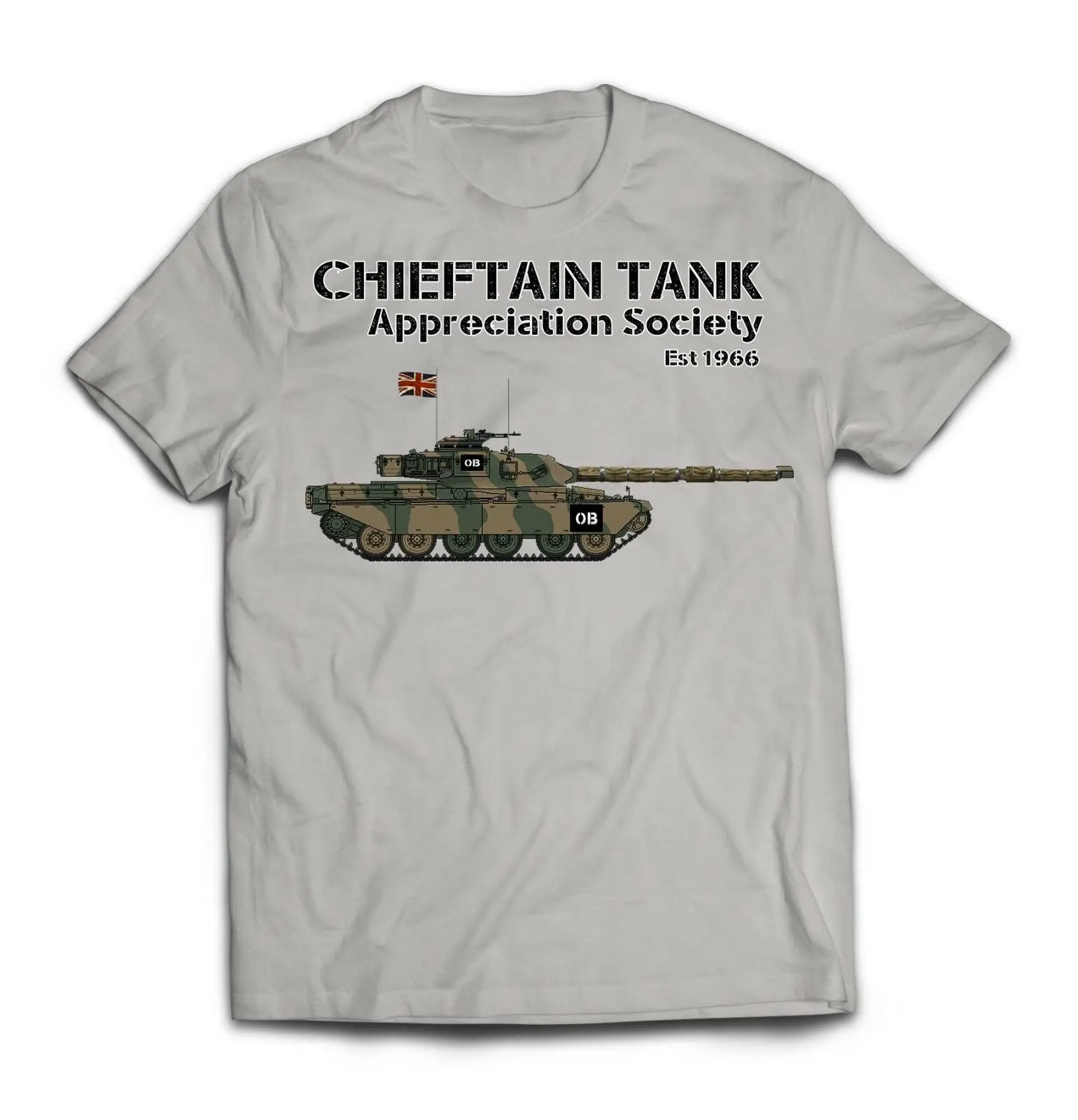 Cool CHIEFTAIN TANK APPRECIATION SOCIETY Printed T-Shirt Men's 100% Cotton Casual T-shirts Loose Top New
Cool CHIEFTAIN TANK APPRECIATION SOCIETY Printed T-Shirt Men's 100% Cotton Casual T-shirts Loose Top New
