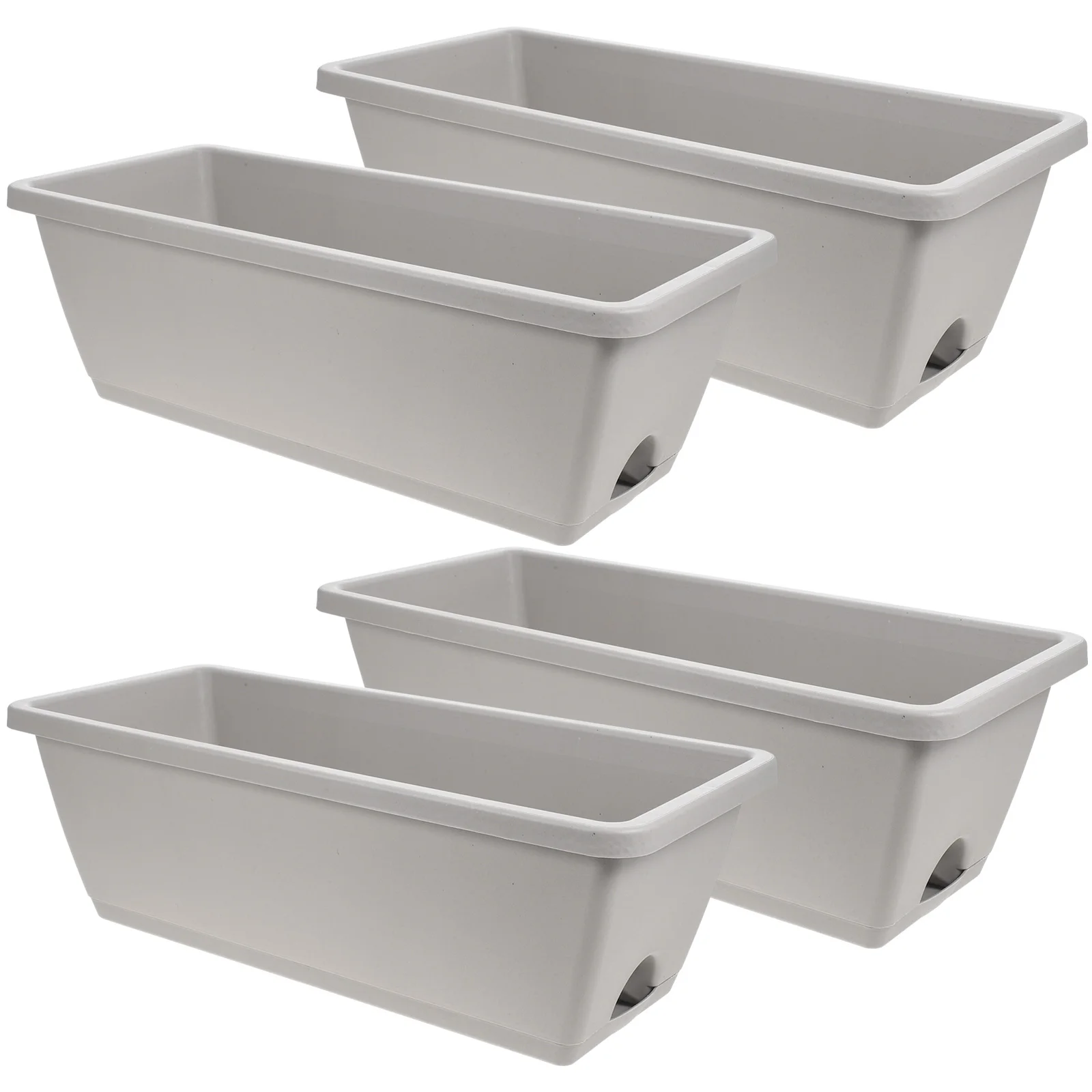 4 Sets Plants Pots Household Window Frame Flower Windowsill Planter Trough Planters Resin Nursery Accessory
4 Sets Plants Pots Household Window Frame Flower Windowsill Planter Trough Planters Resin Nursery Accessory