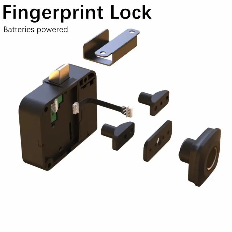 Black Keyless Batteries Powered Cabinet Lock Fingerprint Smart Quick Unlock Furniture Drawer Cabinet Wardrobe Fingerprint Locks
Black Keyless Batteries Powered Cabinet Lock Fingerprint Smart Quick Unlock Furniture Drawer Cabinet Wardrobe Fingerprint Locks