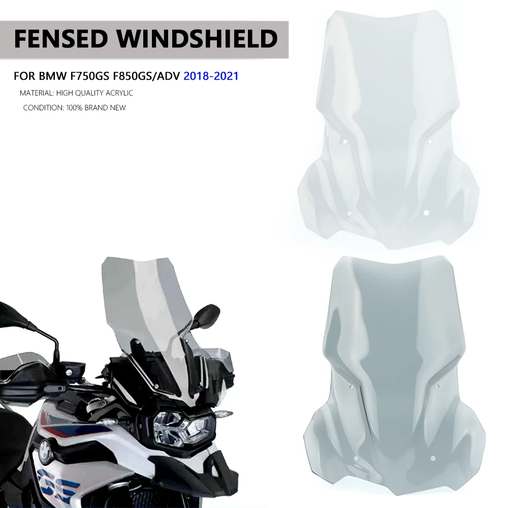 

New Motorcycle Windscreen Windshield For BMW F850GS F750GS Protector Parts F 750GS F 850 GS ADV Adventure Fixing Bracket 18-21