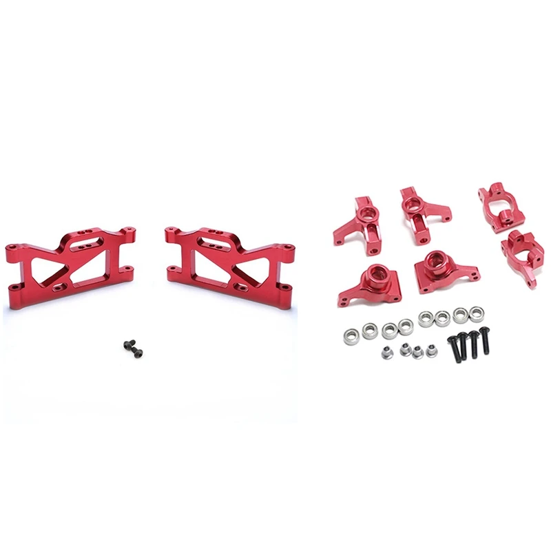 2PCS Front Lower Suspension Arm Red With Front Wheel Seat Rear Wheel Seat C-Shaped Seat RC Car Accessory Set
2PCS Front Lower Suspension Arm Red With Front Wheel Seat Rear Wheel Seat C-Shaped Seat RC Car Accessory Set