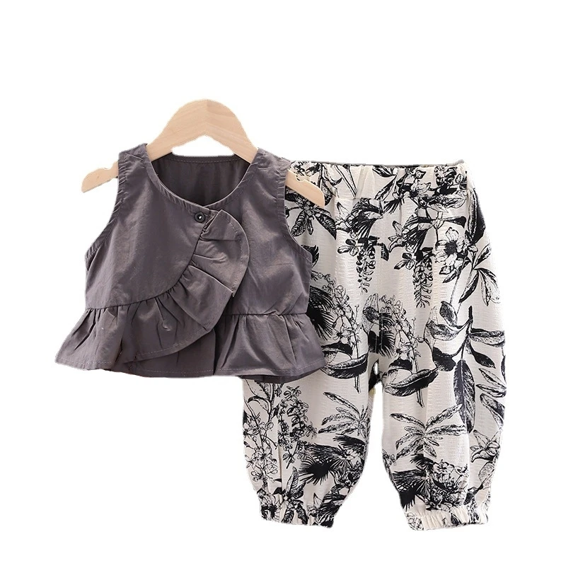 New Summer Baby Clothes Suit Children Girls Fashion Vest Shorts 2Pcs/Sets Toddler Casual Costume Kids Outfits Infant Tracksuits
New Summer Baby Clothes Suit Children Girls Fashion Vest Shorts 2Pcs/Sets Toddler Casual Costume Kids Outfits Infant Tracksuits