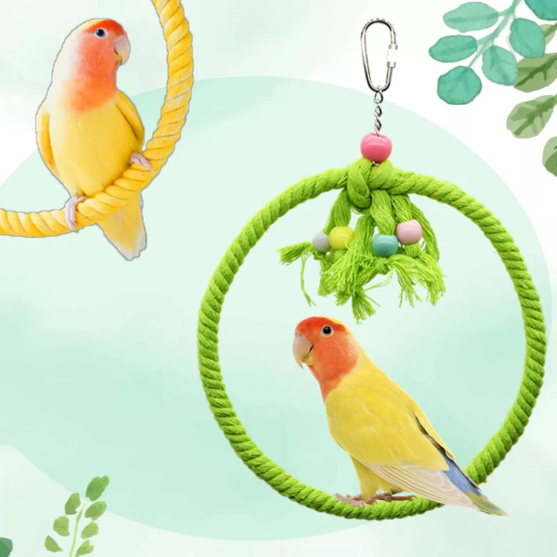 1Pc Bird Mirror with Rope Perch Bird Toys Swing Comfy Perch Parrot Stand for Greys Lovebirds Finch Canaries Hang on Cage
1Pc Bird Mirror with Rope Perch Bird Toys Swing Comfy Perch Parrot Stand for Greys Lovebirds Finch Canaries Hang on Cage