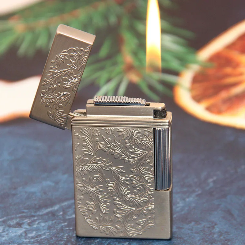 New beautiful Tang grass pattern loud sound lighter side pulley boyfriend good birthday gift personality creative cigarette ligh
New beautiful Tang grass pattern loud sound lighter side pulley boyfriend good birthday gift personality creative cigarette ligh