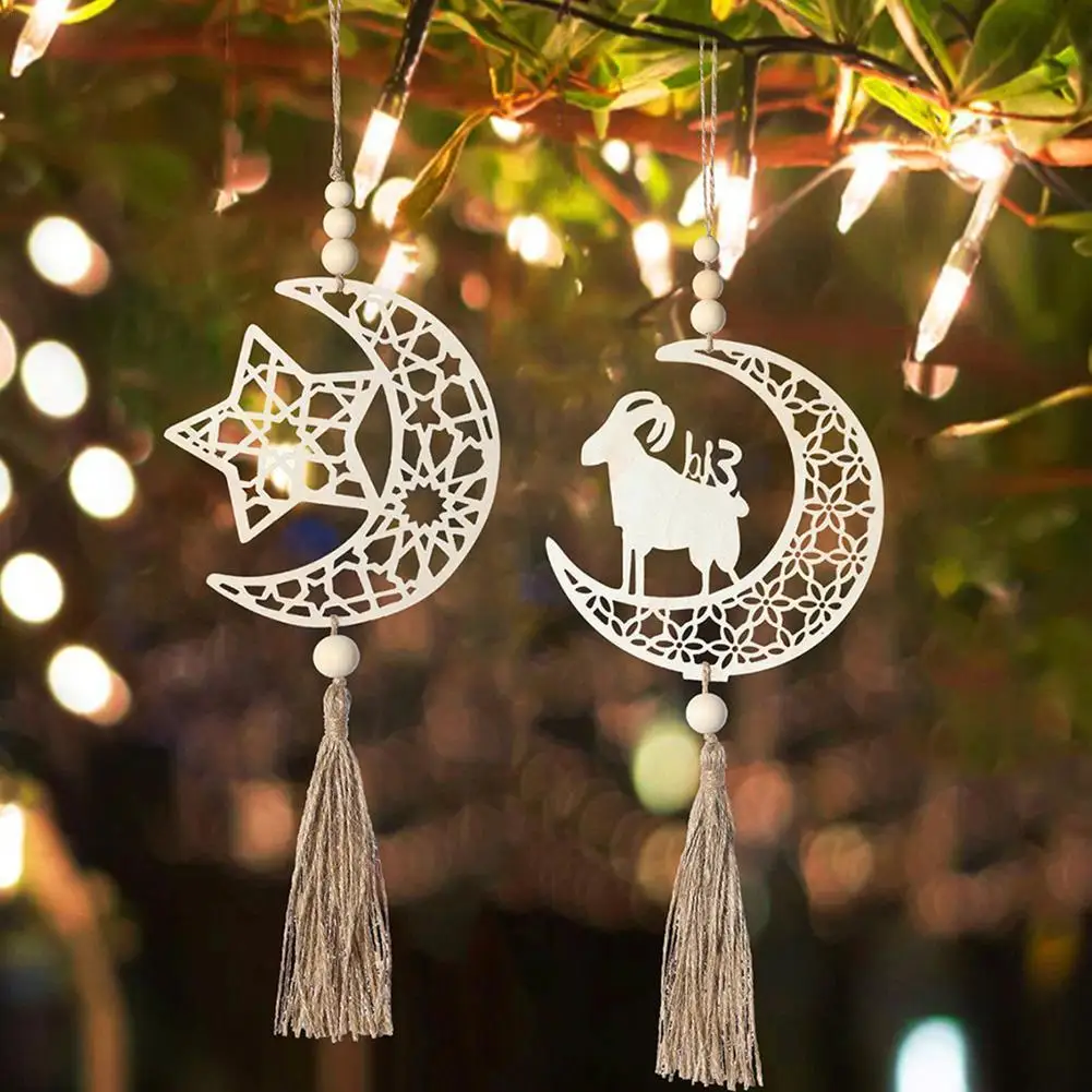 1pair Retro Star Moon Hollow Wooden Pendant Eid Al-fitr Decorations Handmade Ornament Tassel Wooden Ramadan Beads J3o5
1pair Retro Star Moon Hollow Wooden Pendant Eid Al-fitr Decorations Handmade Ornament Tassel Wooden Ramadan Beads J3o5