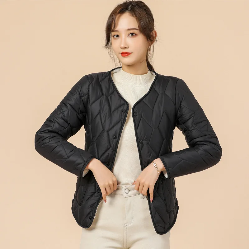 Winter Coats Women Warm Thickened Cotton Liner Jacket Female's Long Sleeve Cotton Padded Coat Short Cotton Jackets Chaqueta Cjk
Winter Coats Women Warm Thickened Cotton Liner Jacket Female's Long Sleeve Cotton Padded Coat Short Cotton Jackets Chaqueta Cjk