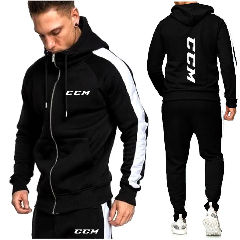 2021 Tracksuit Men Two Piece Set Sportswear Zipper Hoodies + Long Pants Casual Sweatshirt Mens Clothing Outfis Male Size M-3XL
2021 Tracksuit Men Two Piece Set Sportswear Zipper Hoodies + Long Pants Casual Sweatshirt Mens Clothing Outfis Male Size M-3XL