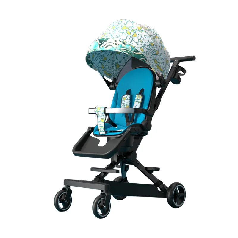 Baby Stroller Four-wheeled Light Folding Can Sit High View Stroller Portable Two-way Baby Stroller
Baby Stroller Four-wheeled Light Folding Can Sit High View Stroller Portable Two-way Baby Stroller