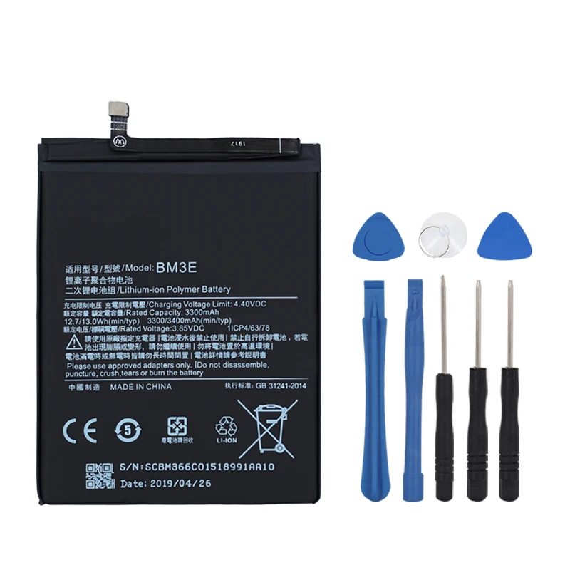 OHD Original High Capacity Battery BM3E For Xiaomi Mi 8 Mi8 M8 Replacment Phone Battery 3400mAh
OHD Original High Capacity Battery BM3E For Xiaomi Mi 8 Mi8 M8 Replacment Phone Battery 3400mAh