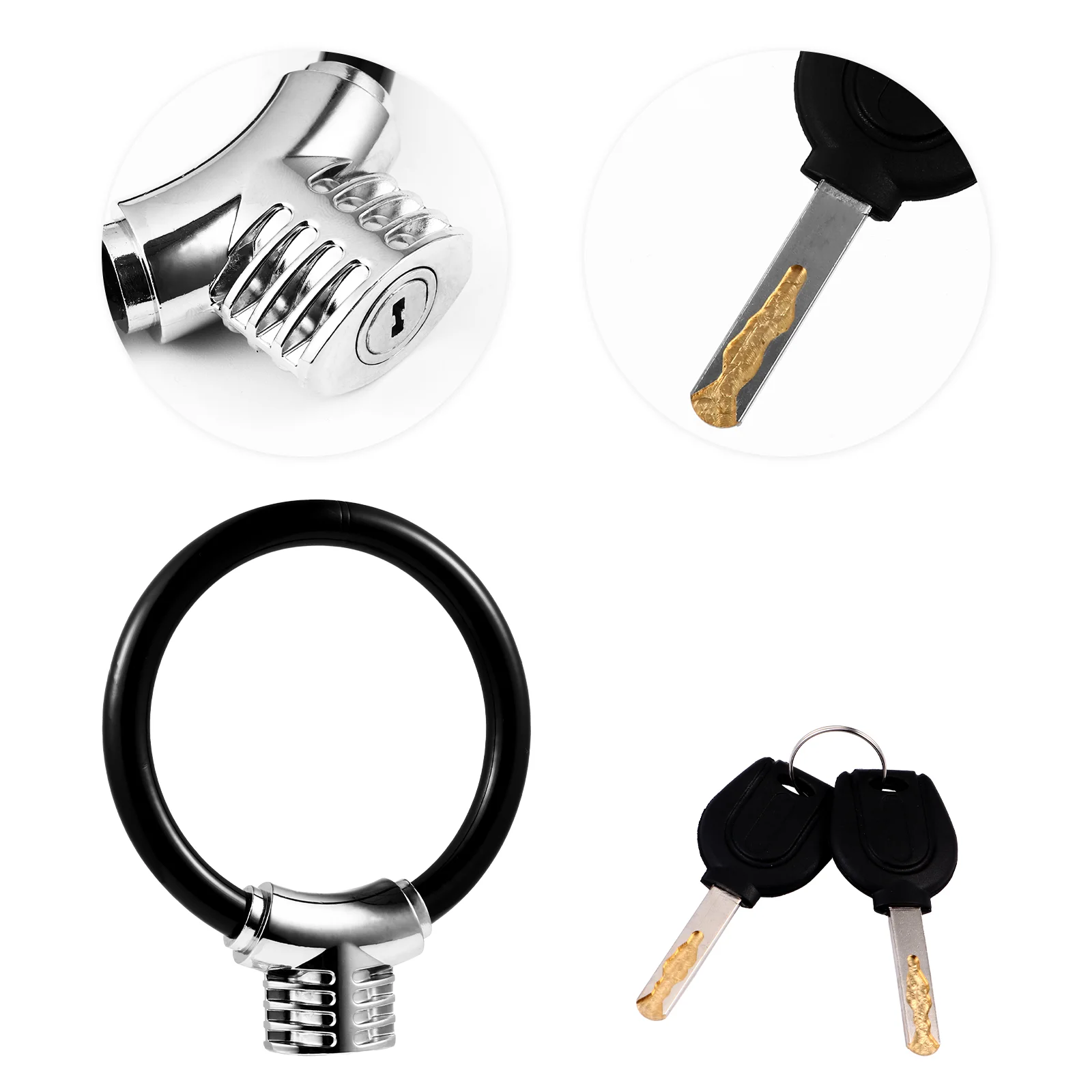 Bicycle Ring Lock Padlock Bike Shaped Steel Cable Mini Bikes Anti-theft Thickened Alloy
Bicycle Ring Lock Padlock Bike Shaped Steel Cable Mini Bikes Anti-theft Thickened Alloy