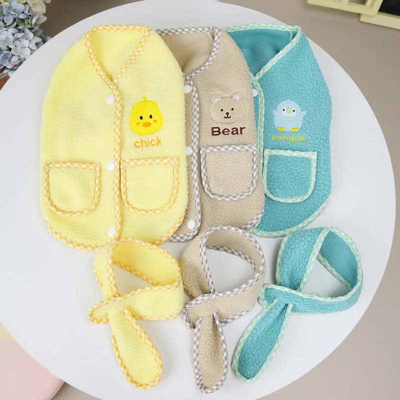 Cute Scarf Warm Dog Clothes Autumn and Winter Puppy Vest Teddy Bomei Two-legged Clothes Pet Clothing New Dog Suit
Cute Scarf Warm Dog Clothes Autumn and Winter Puppy Vest Teddy Bomei Two-legged Clothes Pet Clothing New Dog Suit