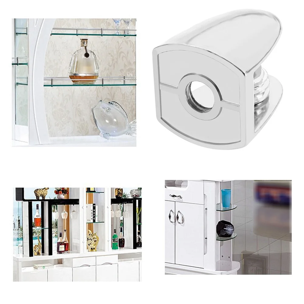 8pc Set Zinc Alloy Adjustable Shelf Clamp Glass Shelf Support Plate Holder Fish Mouth Glass Clamp Wood Shelf Bracket
8pc Set Zinc Alloy Adjustable Shelf Clamp Glass Shelf Support Plate Holder Fish Mouth Glass Clamp Wood Shelf Bracket