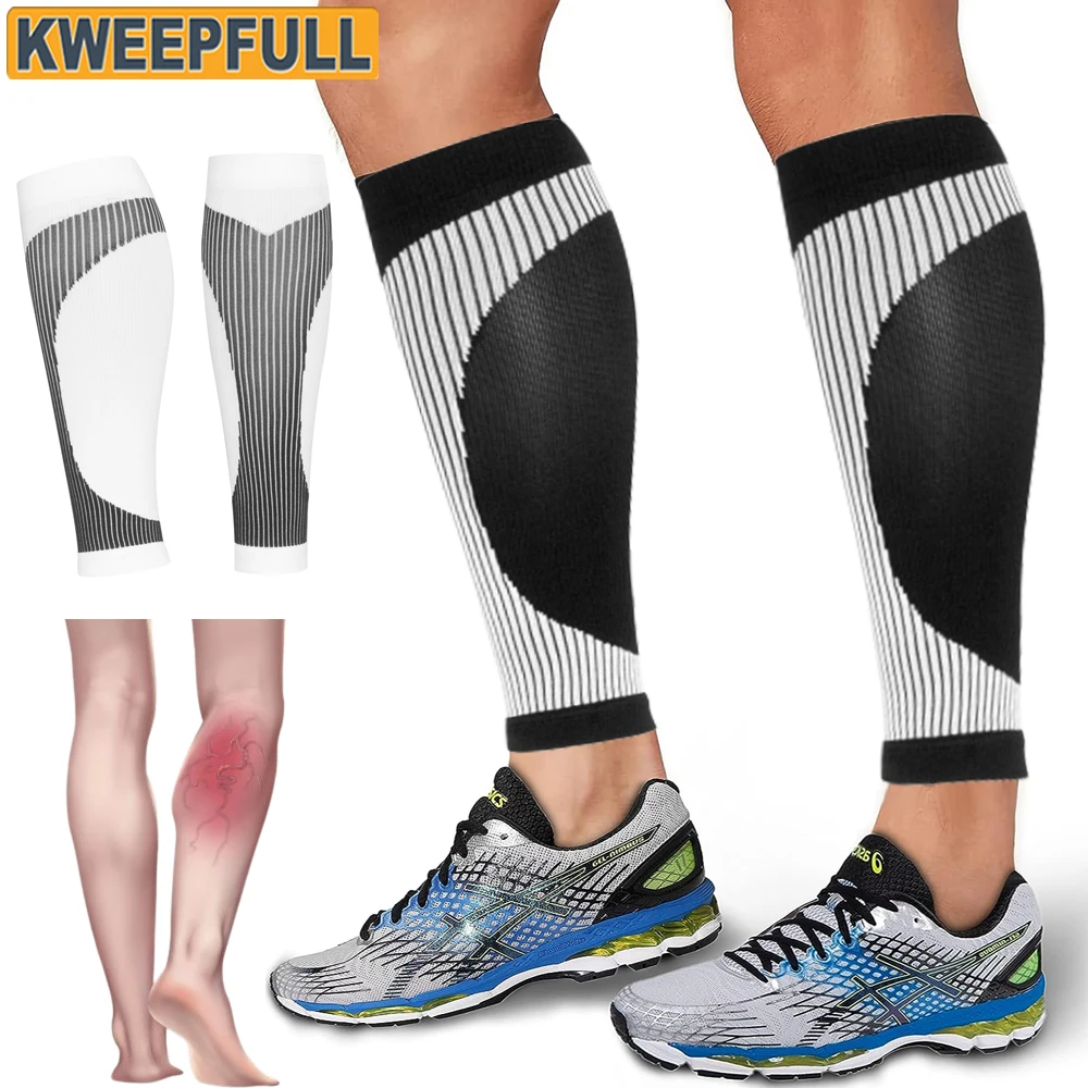 1Pair Calf Compression Sleeve for Men & Women, Footless Compression Socks 20-30mmHg for Leg Support, Shin Splint, Varicose Veins
1Pair Calf Compression Sleeve for Men & Women, Footless Compression Socks 20-30mmHg for Leg Support, Shin Splint, Varicose Veins