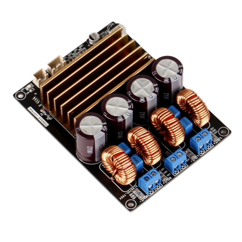TPA3251 Hifi Stereo Dual-Channel Digital Audio Power Amplifier Board 175W+175W Speaker Amp
TPA3251 Hifi Stereo Dual-Channel Digital Audio Power Amplifier Board 175W+175W Speaker Amp