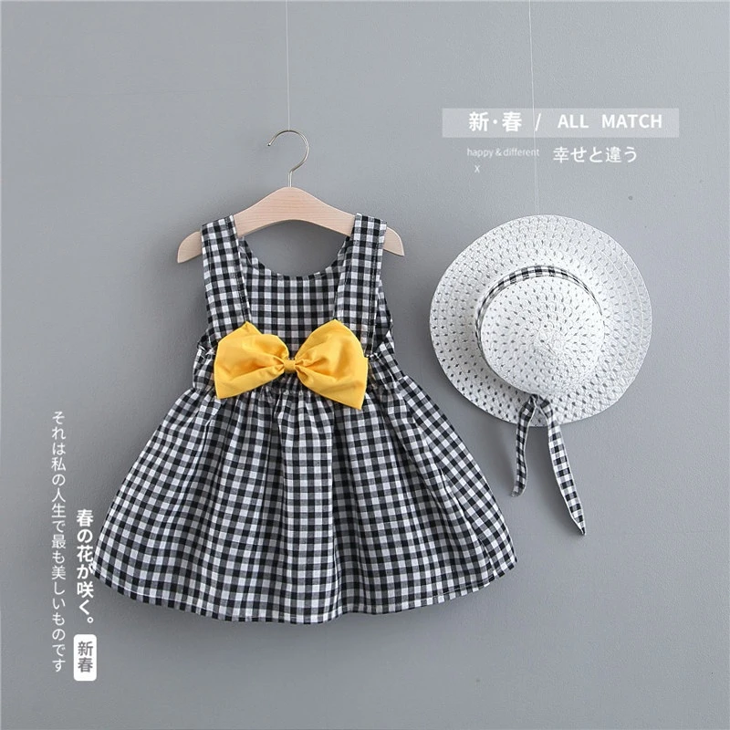Kids Dresses for Girls Summer Korean Fashion Cartoon CutePrint Cotton Baby Princess Dress+Sunhat Newborn Clothes Set Girls Dress
Kids Dresses for Girls Summer Korean Fashion Cartoon CutePrint Cotton Baby Princess Dress+Sunhat Newborn Clothes Set Girls Dress