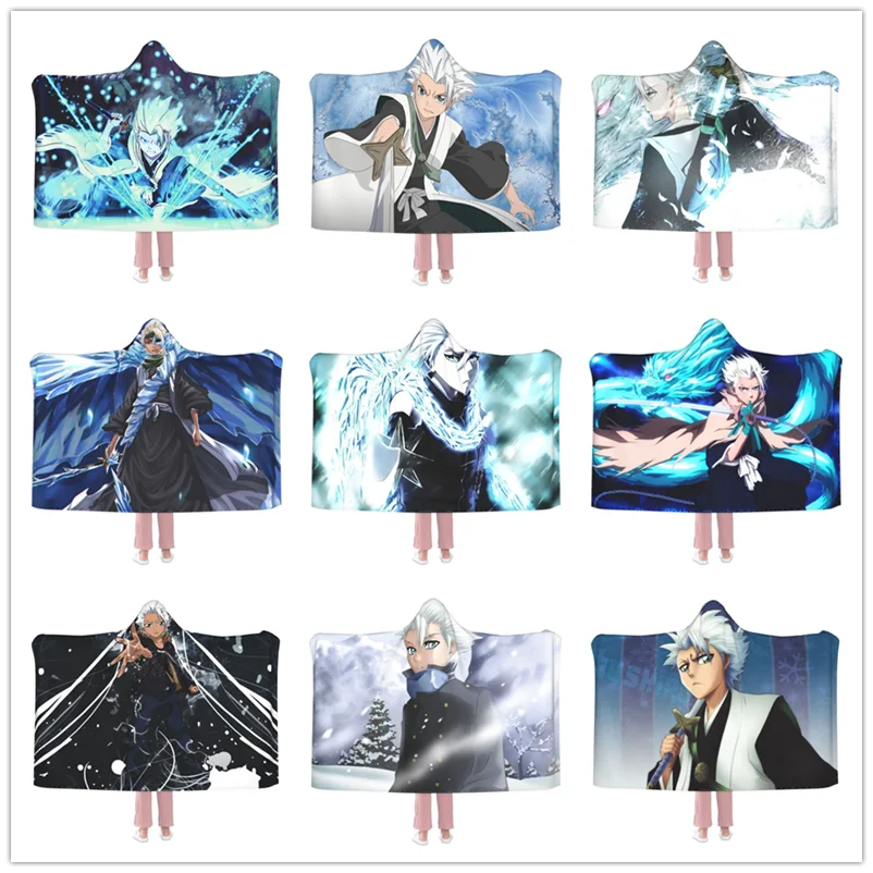 Hitsugaya Toushirou | Anime BLEACH Hooded Blanket for Adults and Kids, Sherpa Blanket with A Hood, Soft Blanket
Hitsugaya Toushirou | Anime BLEACH Hooded Blanket for Adults and Kids, Sherpa Blanket with A Hood, Soft Blanket
