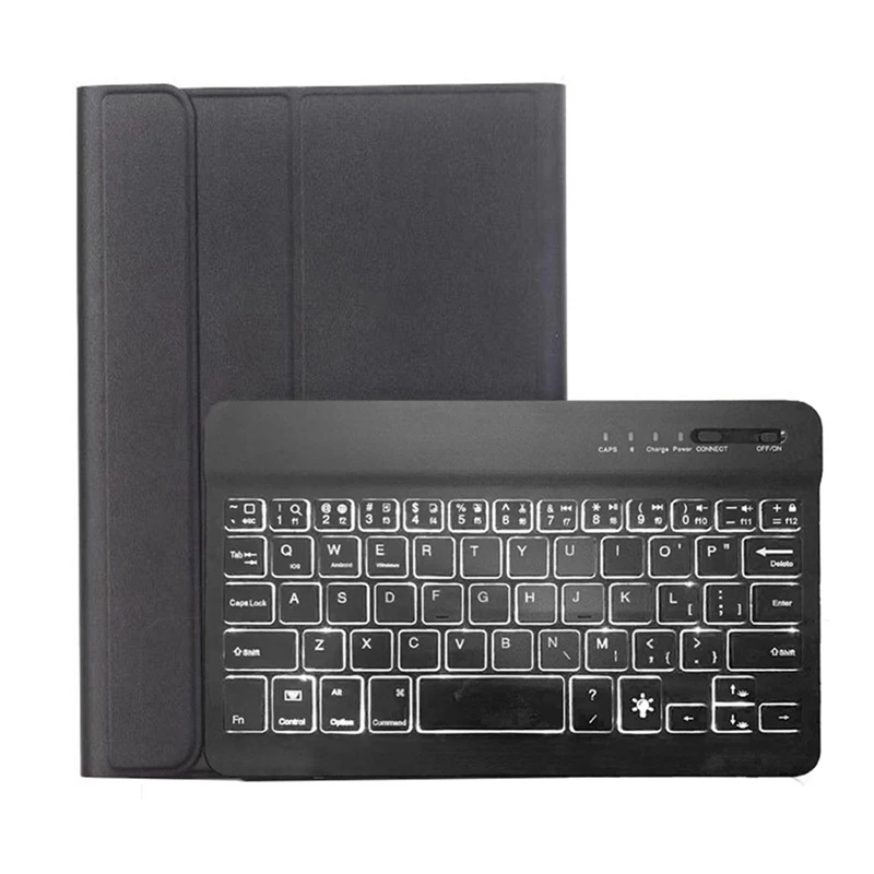 

Чехол для планшета с подсветкой Bluetooth клавиатуры ПУ Чехол подходит для Tab Galaxy A7 Lite 8,7 дюймов