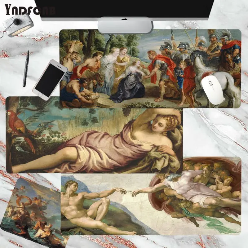 YNDFCNB Renaissance Art Painting Simple Large Mouse pad PC Computer mat for large Edge Locking Speed Version Game Keyboard Pad
YNDFCNB Renaissance Art Painting Simple Large Mouse pad PC Computer mat for large Edge Locking Speed Version Game Keyboard Pad