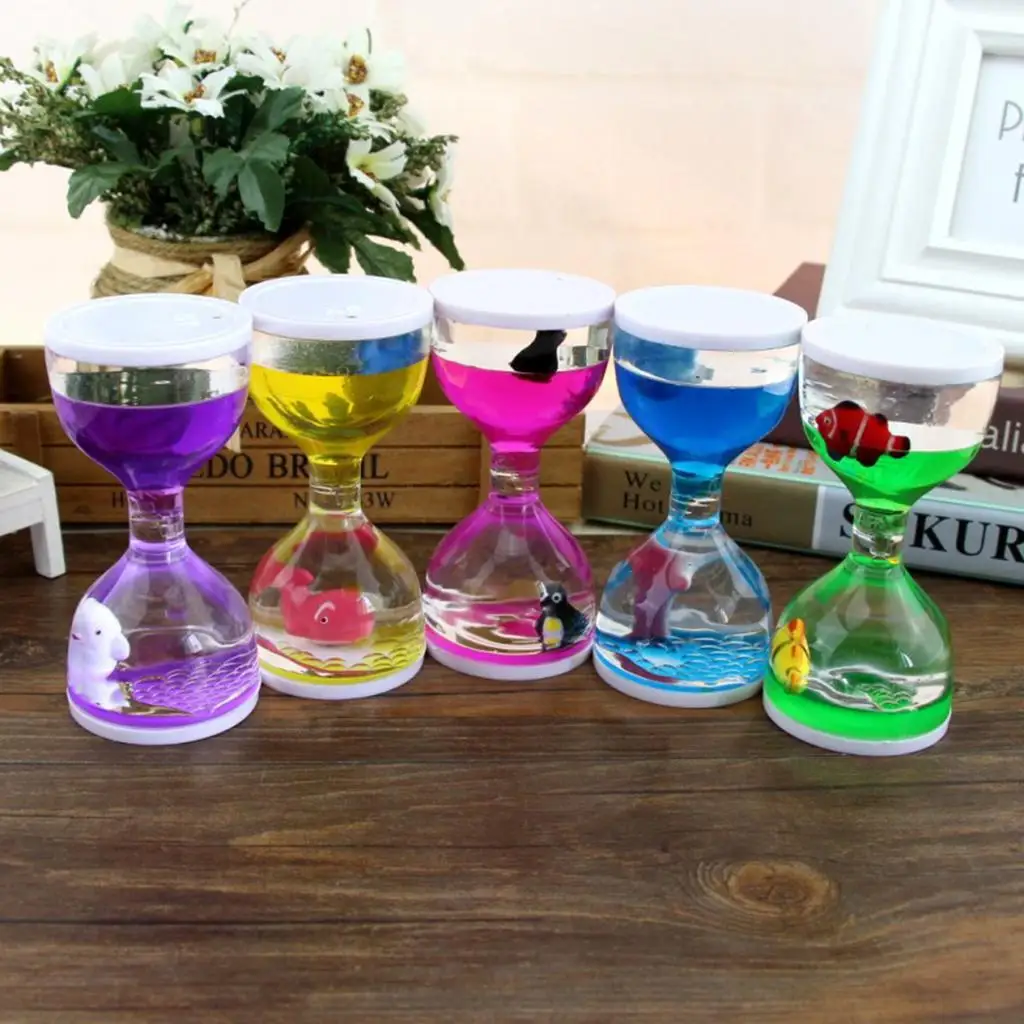 

Animal Oil Hourglass Floating Liquid Motion Bubble Timer Sensory Gift