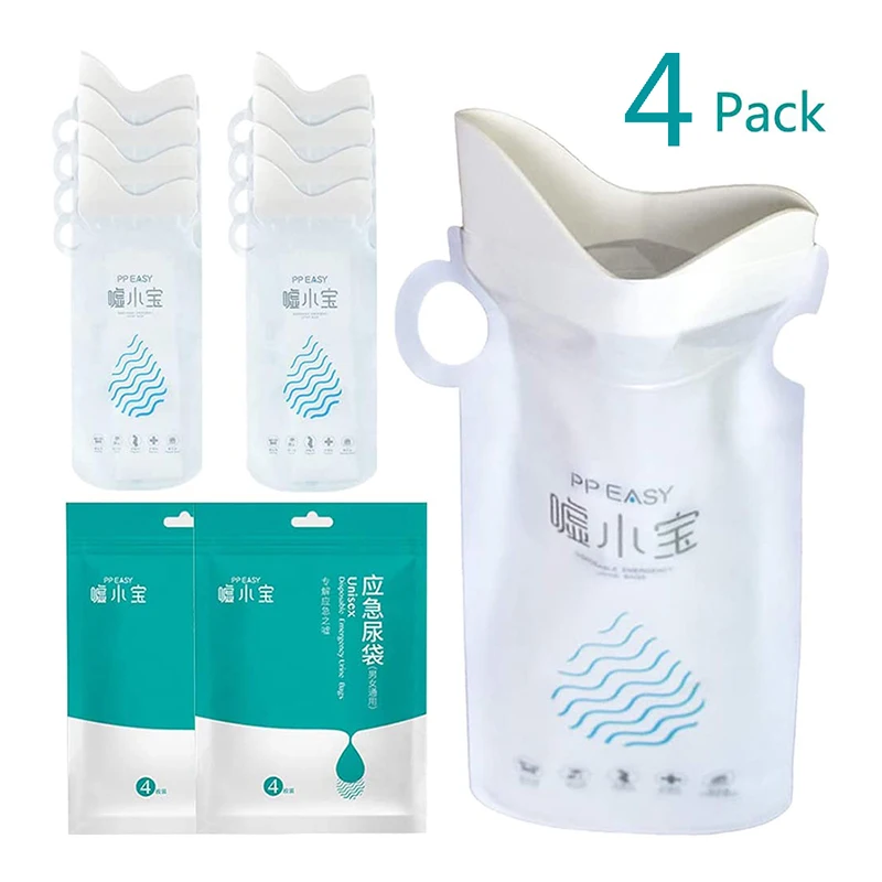 4Pcs Outdoor Urine Bag Universal Toilet Storage Bag Mobile Urinal Toilet Aid 700ml Per
4Pcs Outdoor Urine Bag Universal Toilet Storage Bag Mobile Urinal Toilet Aid 700ml Per