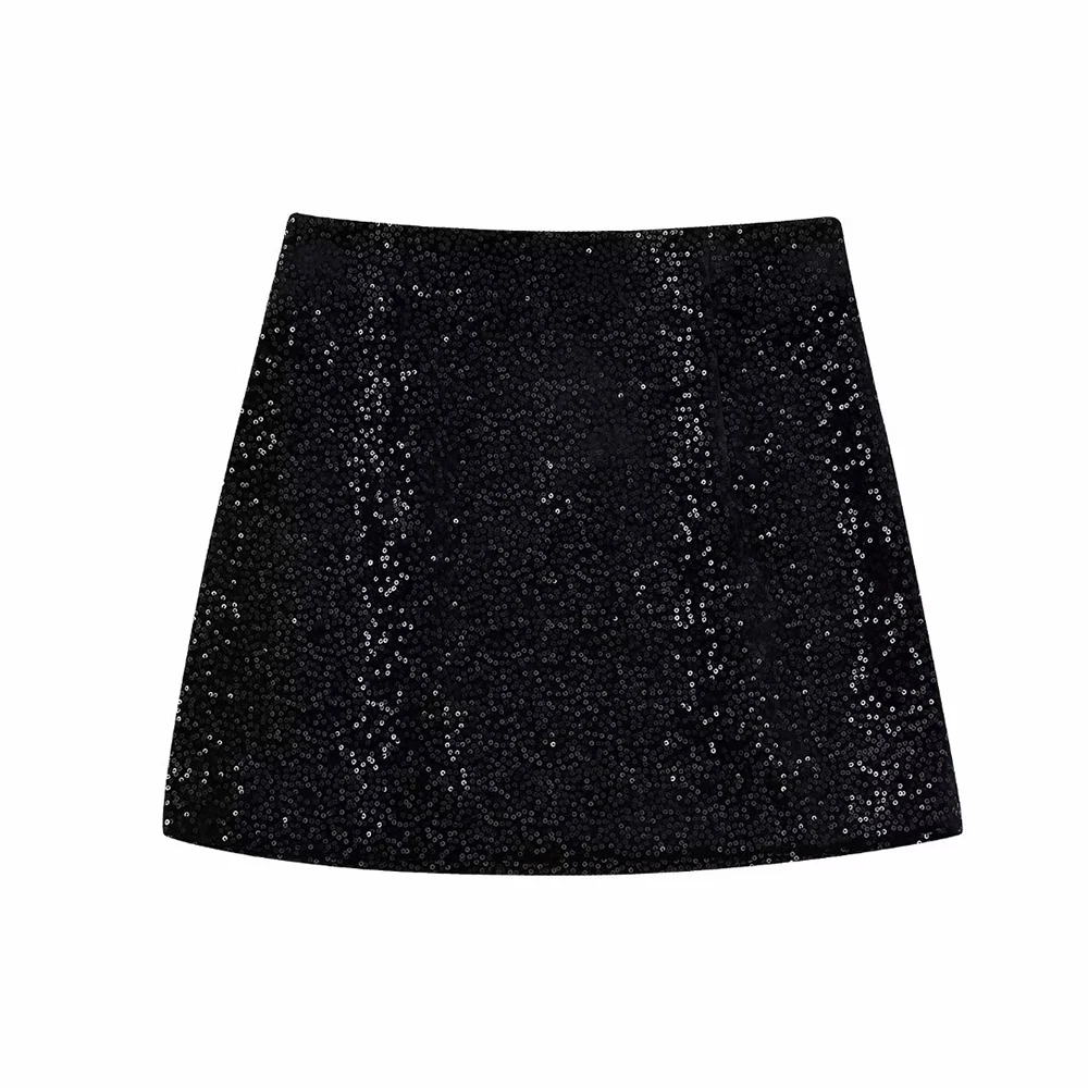PB&ZA Elegant Women's Skirts Sequins Decorate Streetwear High Waist Mini Skirt Fairycore Ladies Party Outfits Clothes 9404976
PB&ZA Elegant Women's Skirts Sequins Decorate Streetwear High Waist Mini Skirt Fairycore Ladies Party Outfits Clothes 9404976
