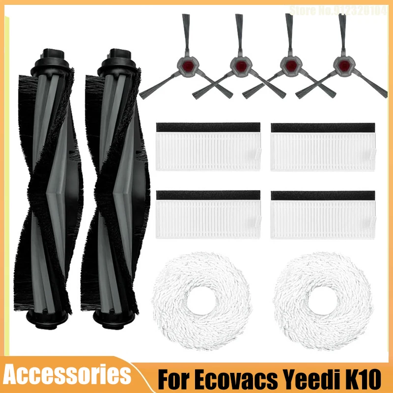 Replacement Spare Parts For Ecovacs Yeedi K10 Robot Vacuum Cleaner Side Main Brush Cover Hepa Filter Washable Rag Mop Cloth Kits
Replacement Spare Parts For Ecovacs Yeedi K10 Robot Vacuum Cleaner Side Main Brush Cover Hepa Filter Washable Rag Mop Cloth Kits