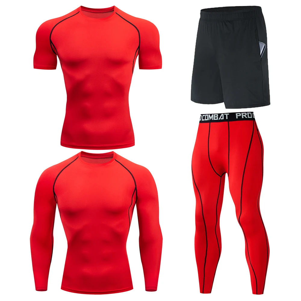 2022 Men Sportswear Compression Suits Breathable Gym Clothes Man Sports Wear Joggers Training Fitness Tracksuit Running Sets
2022 Men Sportswear Compression Suits Breathable Gym Clothes Man Sports Wear Joggers Training Fitness Tracksuit Running Sets