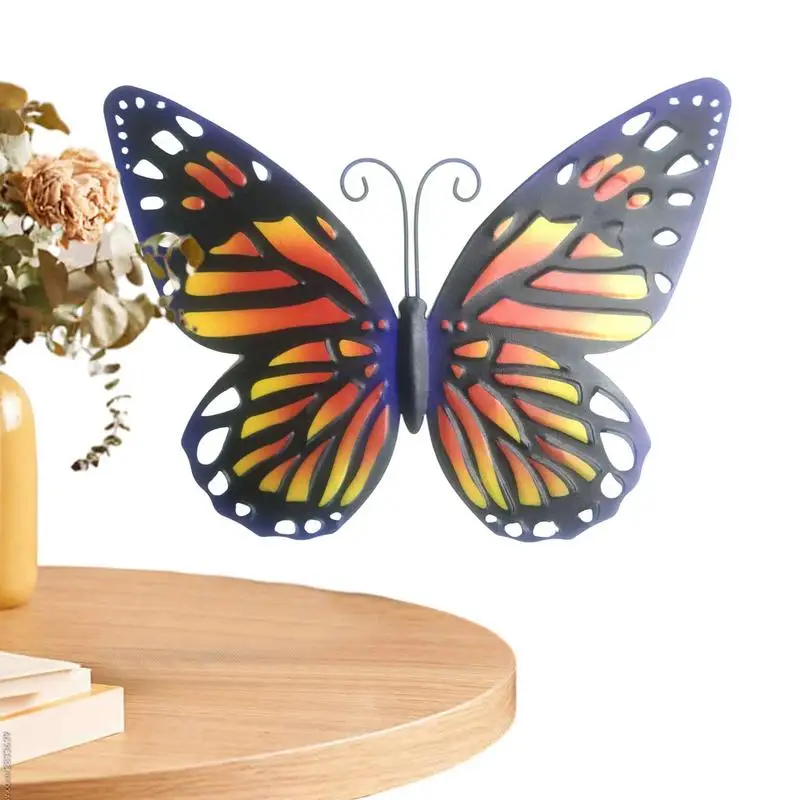 Искусство на стену, металлическая бабочка, подвесное украшение для дома, патио, сада
Искусство на стену, металлическая бабочка, подвесное украшение для дома, патио, сада