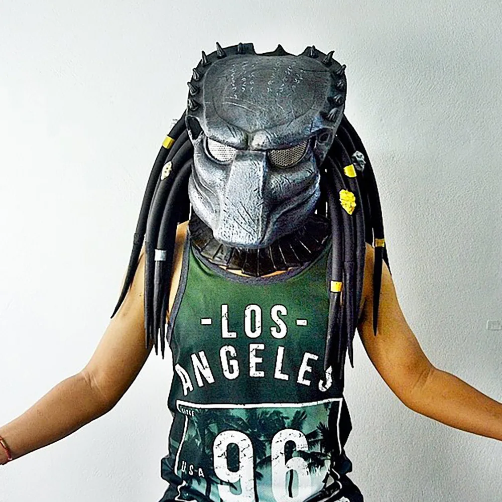 Alien vs. Predator Cosplay Predator Full Face Actical Mask Ghost Face CS Mask Halloween Party
Alien vs. Predator Cosplay Predator Full Face Actical Mask Ghost Face CS Mask Halloween Party