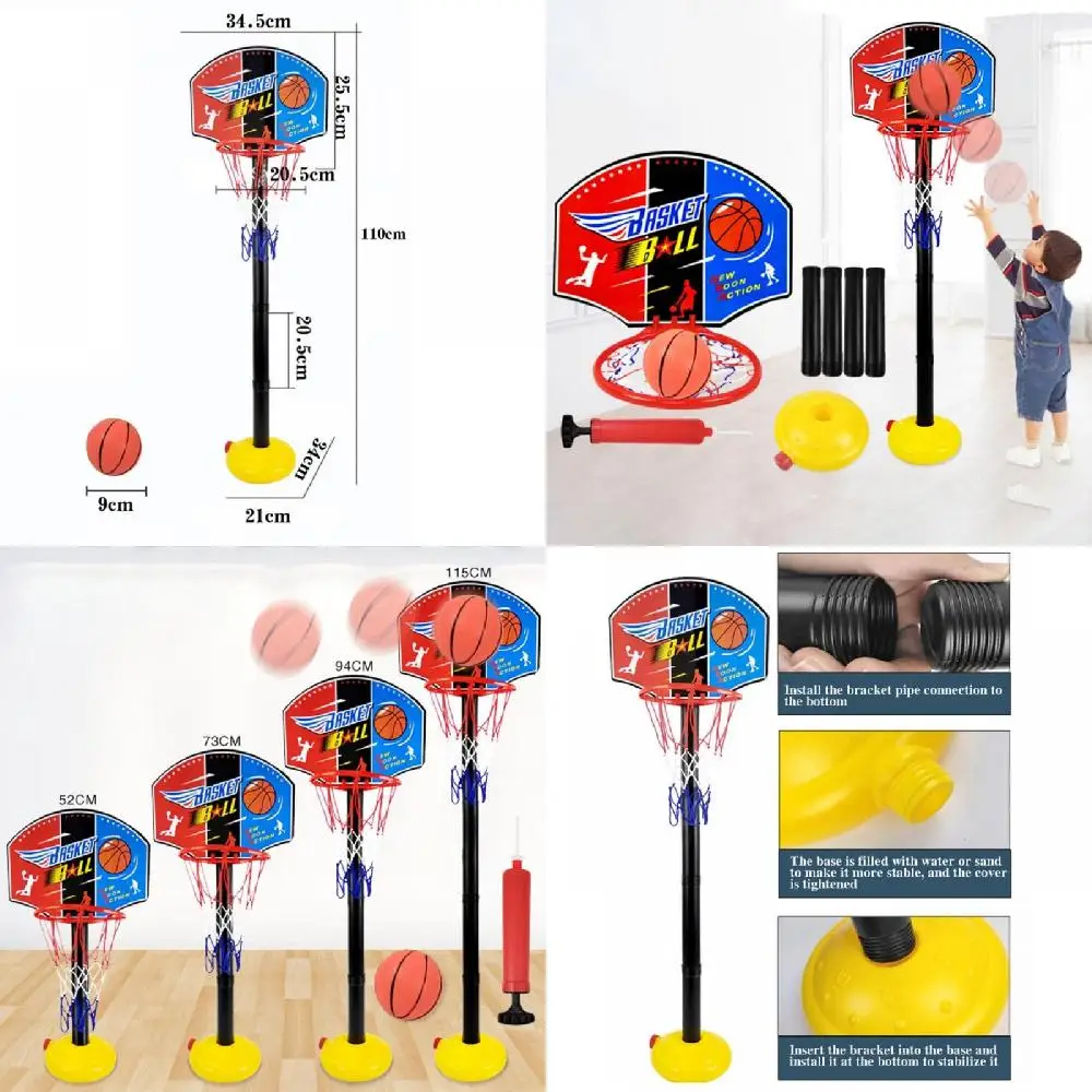 Popular Adjustable Height Kids Basketball Hoop Stand with Mini Hoop Goal Basket for Boys Girls Toddlers Outdoor Toys to Have Fun
Popular Adjustable Height Kids Basketball Hoop Stand with Mini Hoop Goal Basket for Boys Girls Toddlers Outdoor Toys to Have Fun