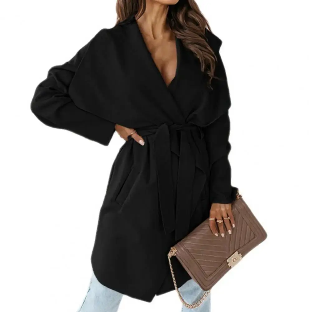 Women Winter Coat Cardigan Large Lapel Keep Warm Low Cut Winter Coat Winter Coat for Shopping
Women Winter Coat Cardigan Large Lapel Keep Warm Low Cut Winter Coat Winter Coat for Shopping
