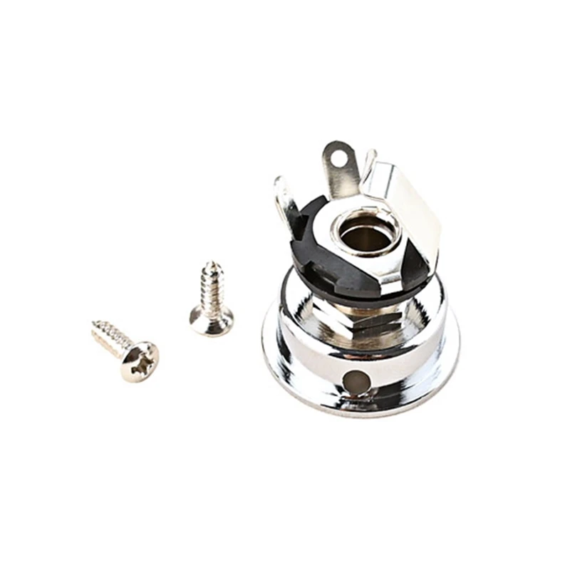 6.35Mm 1/4Inch Guitar Jack Holder Stereo Output Socket Guitar Jack Plate Holder GT44 For Telecaster Electric Guitar Parts
6.35Mm 1/4Inch Guitar Jack Holder Stereo Output Socket Guitar Jack Plate Holder GT44 For Telecaster Electric Guitar Parts