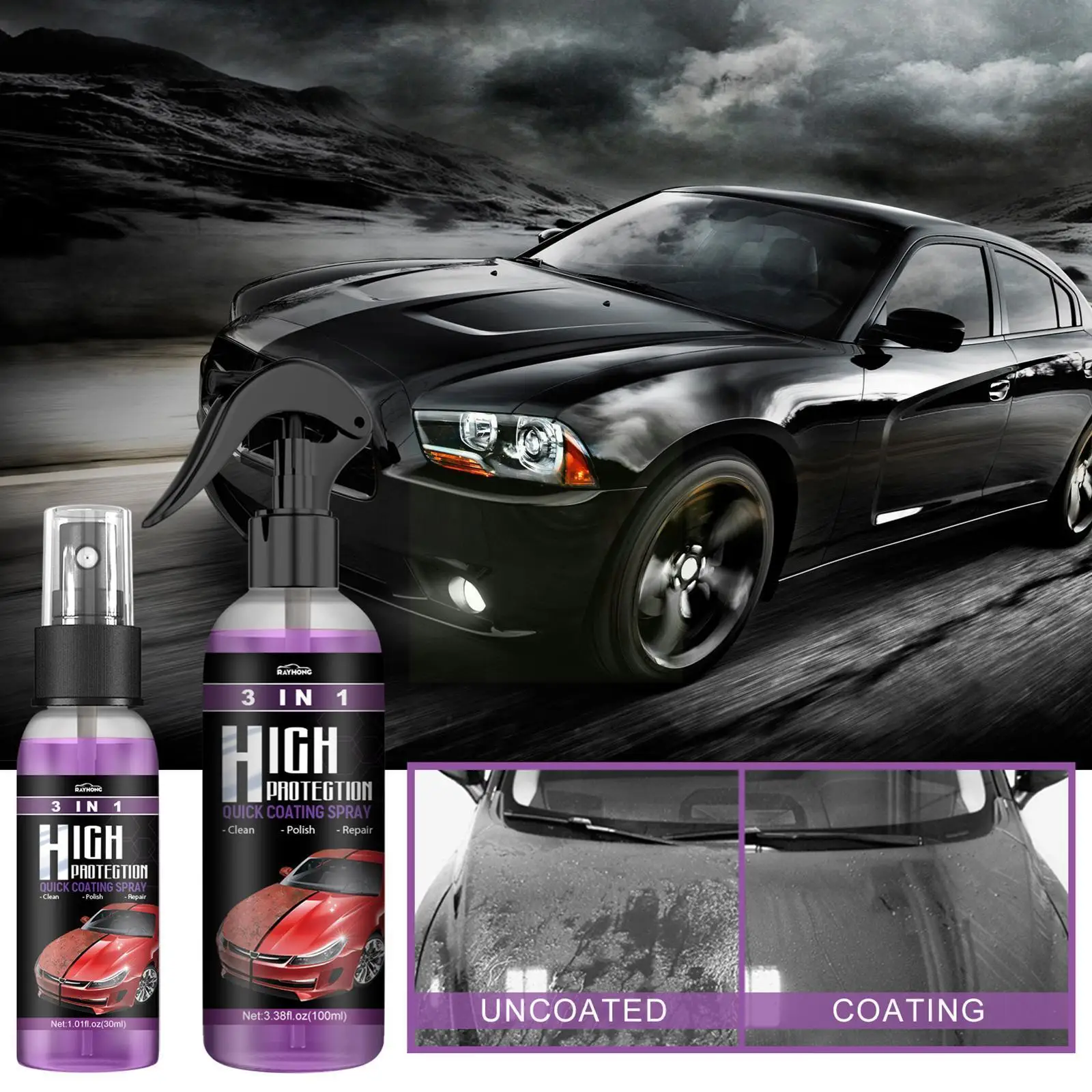 3 In 1 High Quick Car Coating Spray Car Coating Ceramic Spray, Ceramic Car Wax Polish Spray For Car Motor P3r9
3 In 1 High Quick Car Coating Spray Car Coating Ceramic Spray, Ceramic Car Wax Polish Spray For Car Motor P3r9
